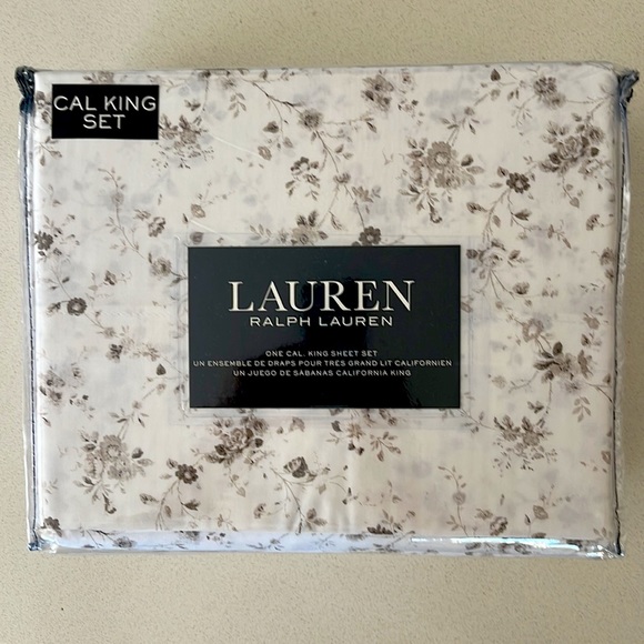 Ralph Lauren Bedding New Ralph Lauren Queen Sheet Set Whitetaupe